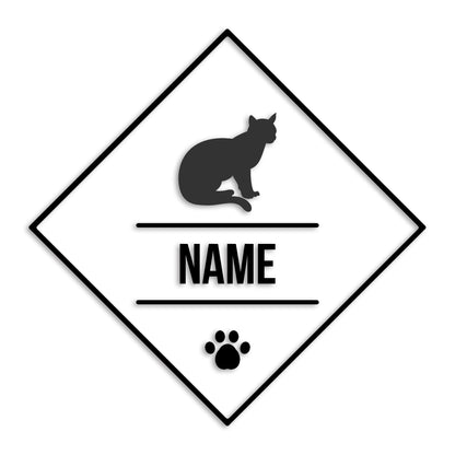 アビシニアン 文字入れ可能 ペット 猫 カッティング ステッカー (st-147-131)