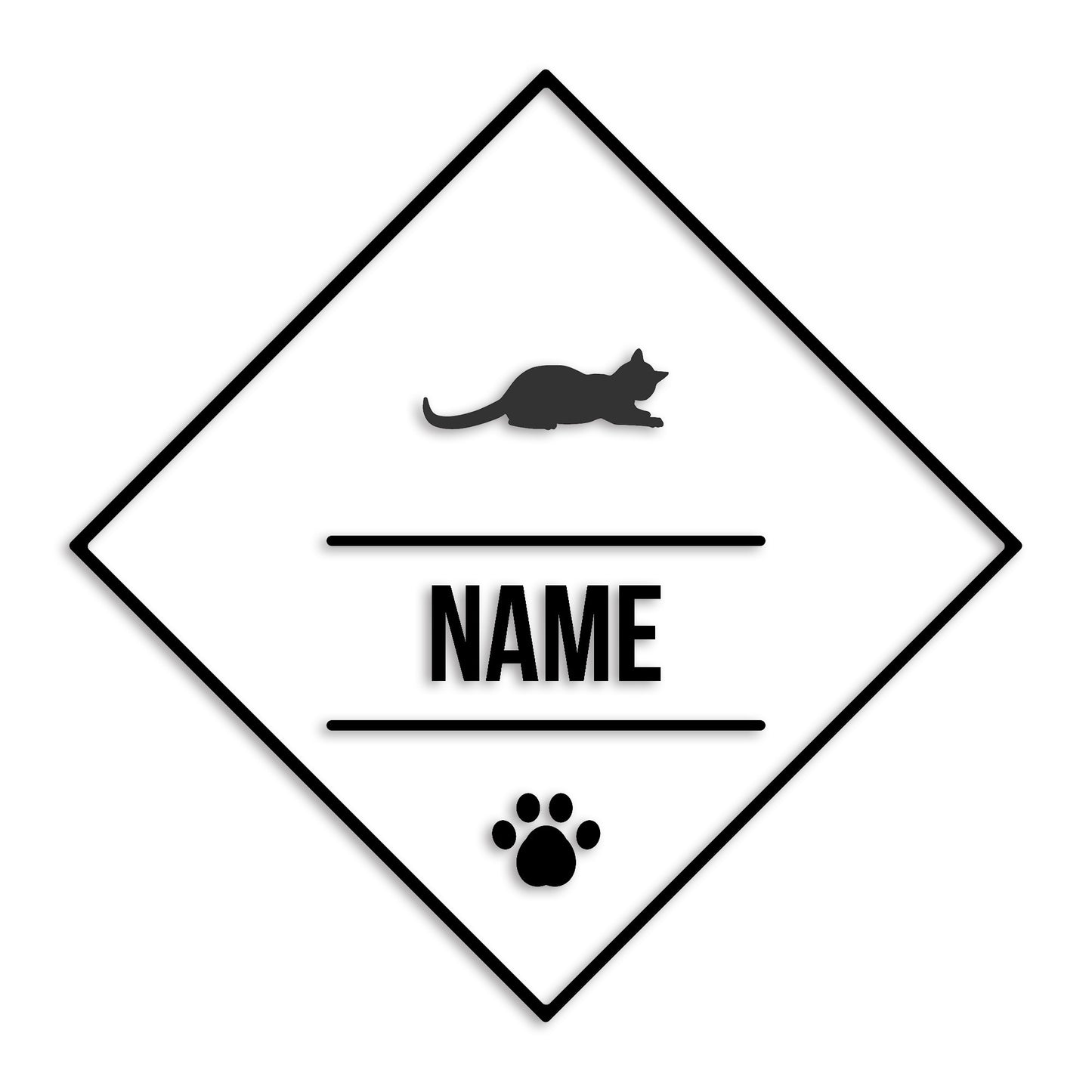 アビシニアン 文字入れ可能 ペット 猫 カッティング ステッカー (st-147-132)