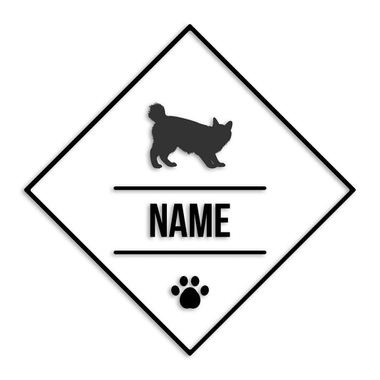 アメリカンボブテイル 文字入れ可能 ペット 猫 カッティング ステッカー (st-147-138)