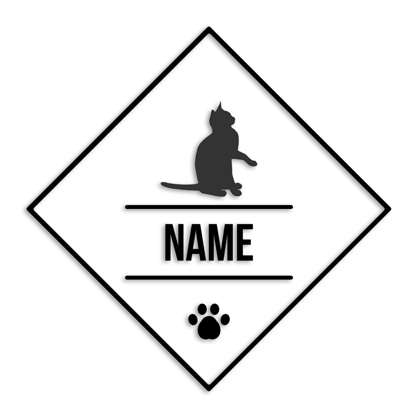 エジプシャンマウ 文字入れ可能 ペット 猫 カッティング ステッカー (st-147-141)