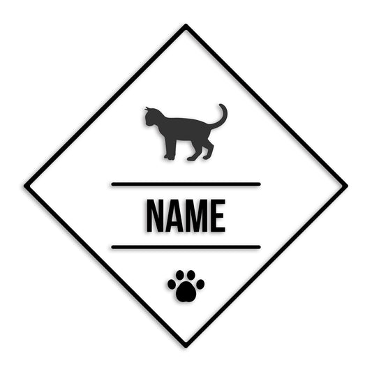 オシキャット 文字入れ可能 ペット 猫 カッティング ステッカー (st-147-142)