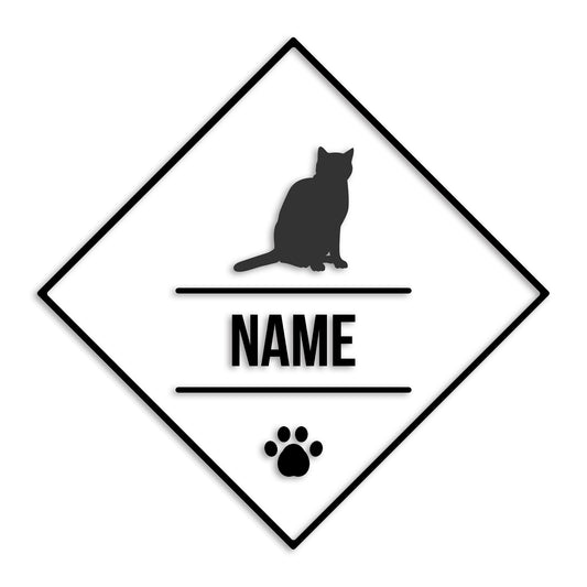 オシキャット 文字入れ可能 ペット 猫 カッティング ステッカー (st-147-143)