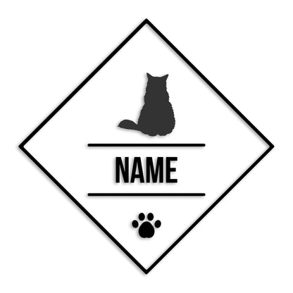 ノルウェージャンフォレストキャット 文字入れ可能 ペット 猫 カッティング ステッカー (st-147-162)