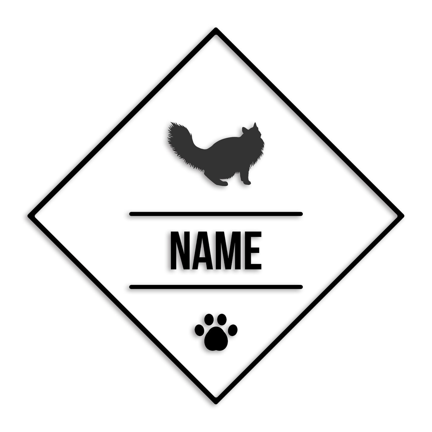 ノルウェージャンフォレストキャット 文字入れ可能 ペット 猫 カッティング ステッカー (st-147-163)