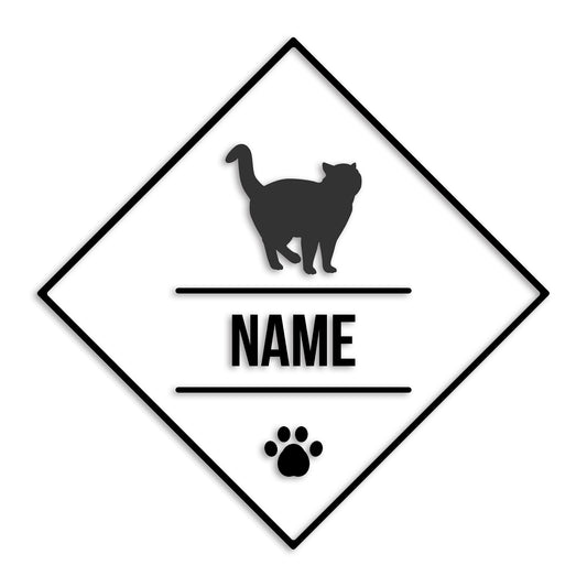 ブリティッシュショートヘア 文字入れ可能 ペット 猫 カッティング ステッカー (st-147-167)