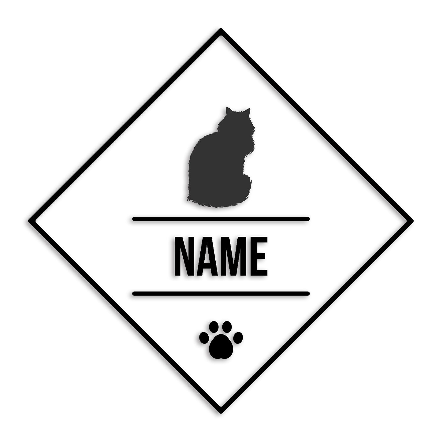 メインクーン 文字入れ可能 ペット 猫 カッティング ステッカー (st-147-173)