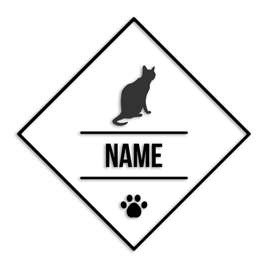 ロシアンブルー 文字入れ可能 ペット 猫 カッティング ステッカー (st-147-176)