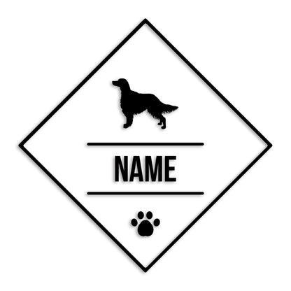 アイリッシュセッター 文字入れ可能 ペット 犬 カッティング ステッカー (st-147-2)