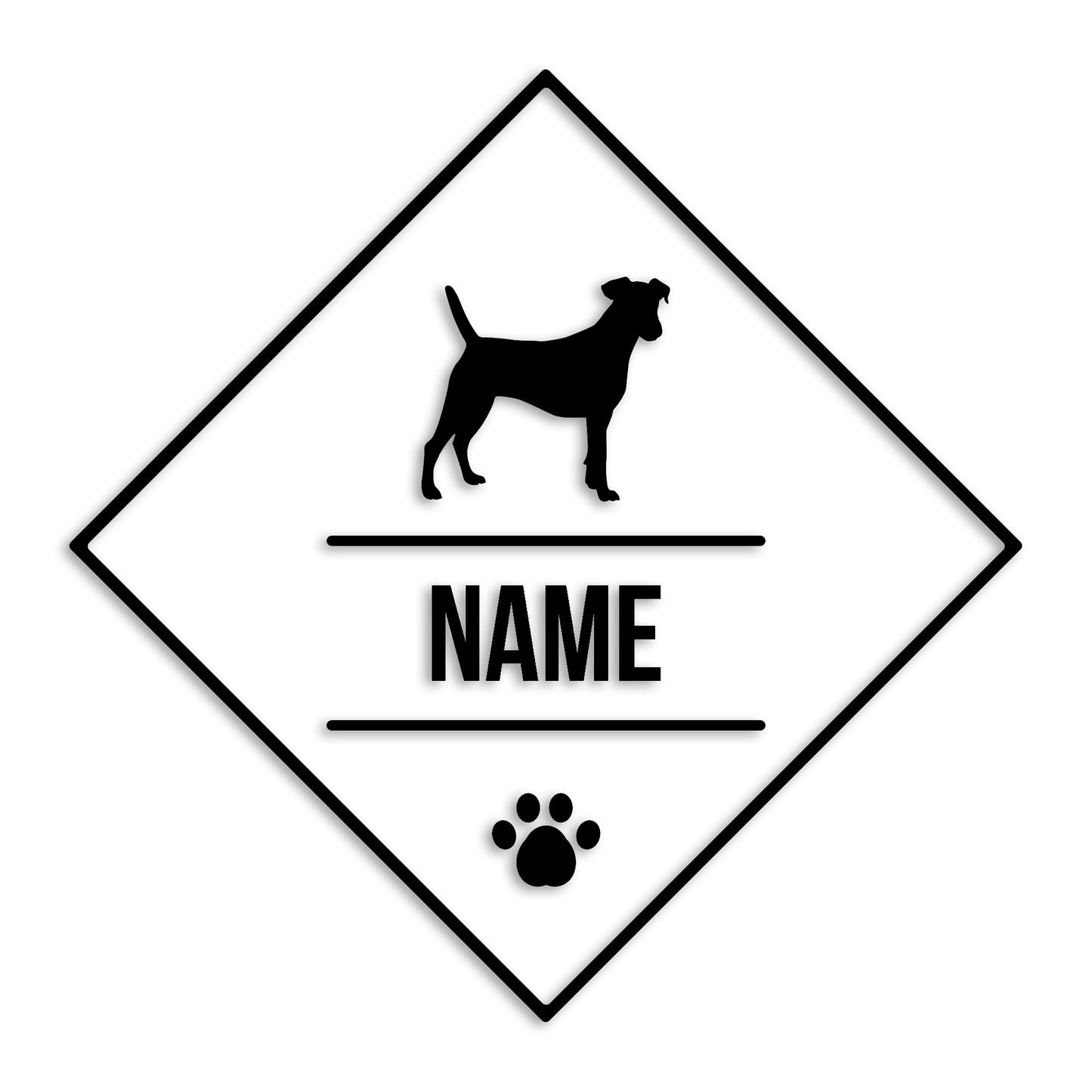 スムースフォックステリ 文字入れ可能 ペット 犬 カッティング ステッカー (st-147-39)