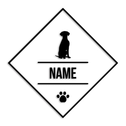 ダルメシアン 文字入れ可能 ペット 犬 カッティング ステッカー (st-147-46)