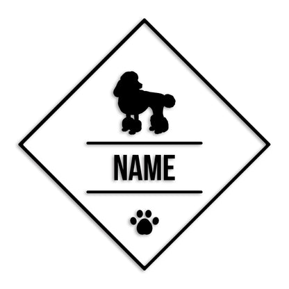 トイプードル 文字入れ可能 ペット 犬 カッティング ステッカー (st-147-59)