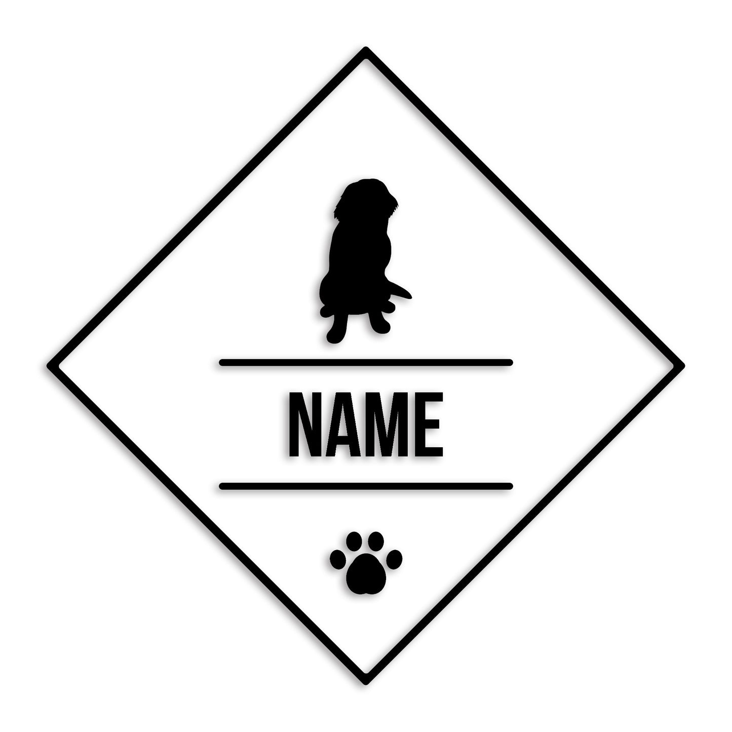 ニューファンドランド 文字入れ可能 ペット 犬 カッティング ステッカー (st-147-63)