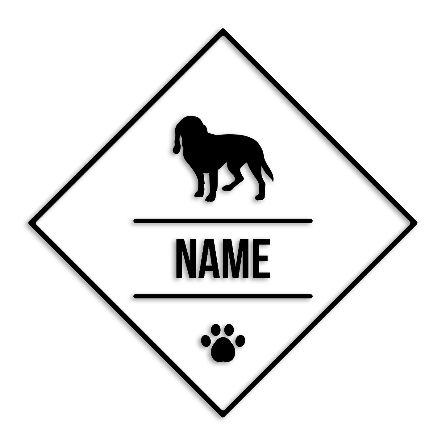 ビーグル 文字入れ可能 ペット 犬 カッティング ステッカー (st-147-76)