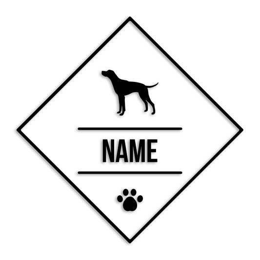 ポインター 文字入れ可能 ペット 犬 カッティング ステッカー (st-147-92)
