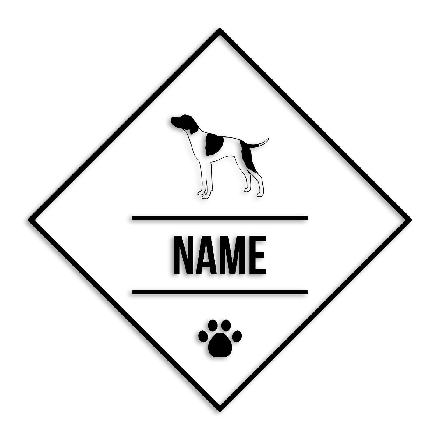 ポインター 文字入れ可能 ペット 犬 カッティング ステッカー (st-147-93)