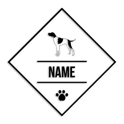 ポインター 文字入れ可能 ペット 犬 カッティング ステッカー (st-147-93)