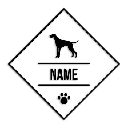 ポインター 文字入れ可能 ペット 犬 カッティング ステッカー (st-147-94)