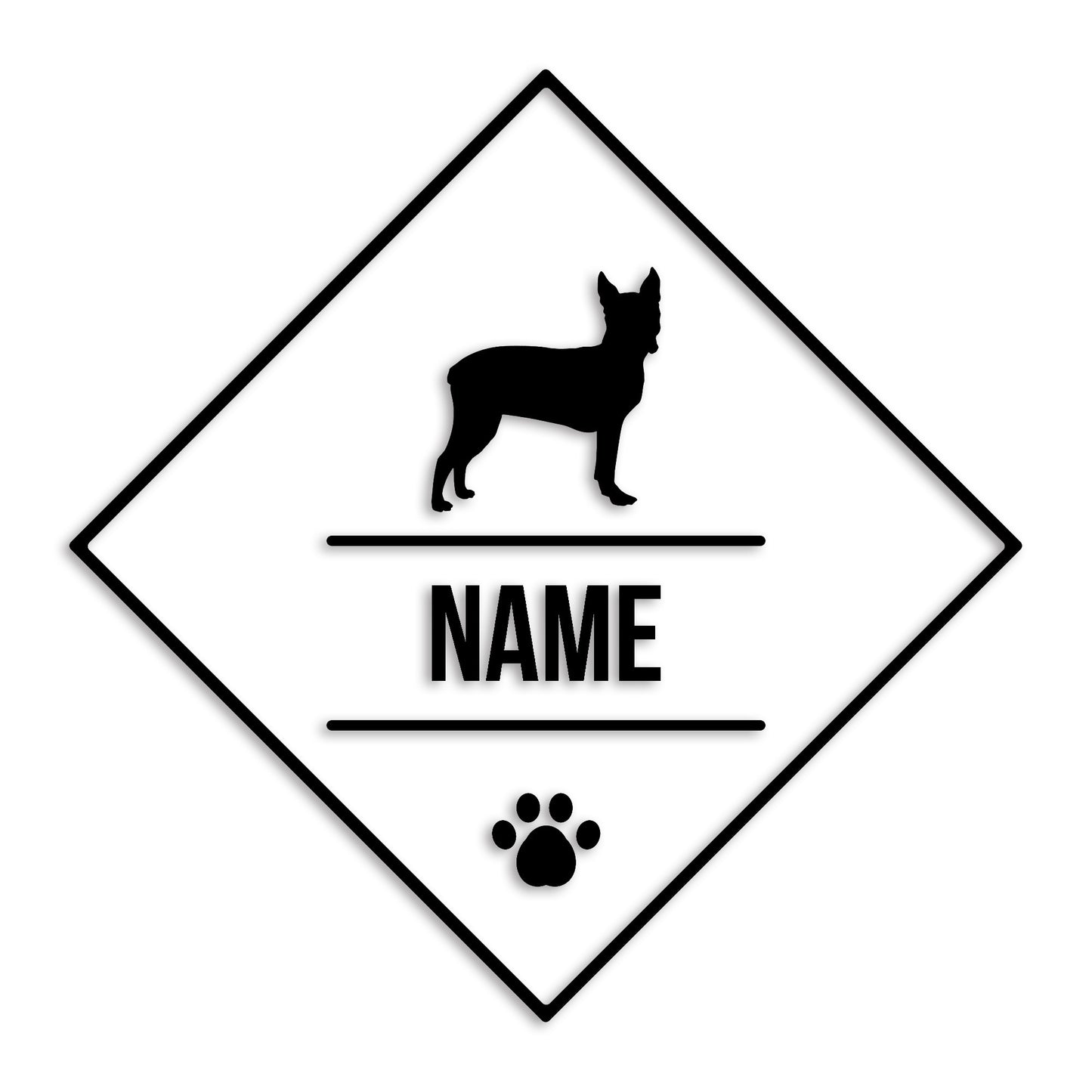 ボストンテリア 文字入れ可能 ペット 犬 カッティング ステッカー (st-147-98)