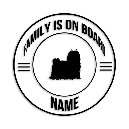 マルチーズ 文字入れ可能 ペット 犬 カッティング ステッカー (st-148-104)