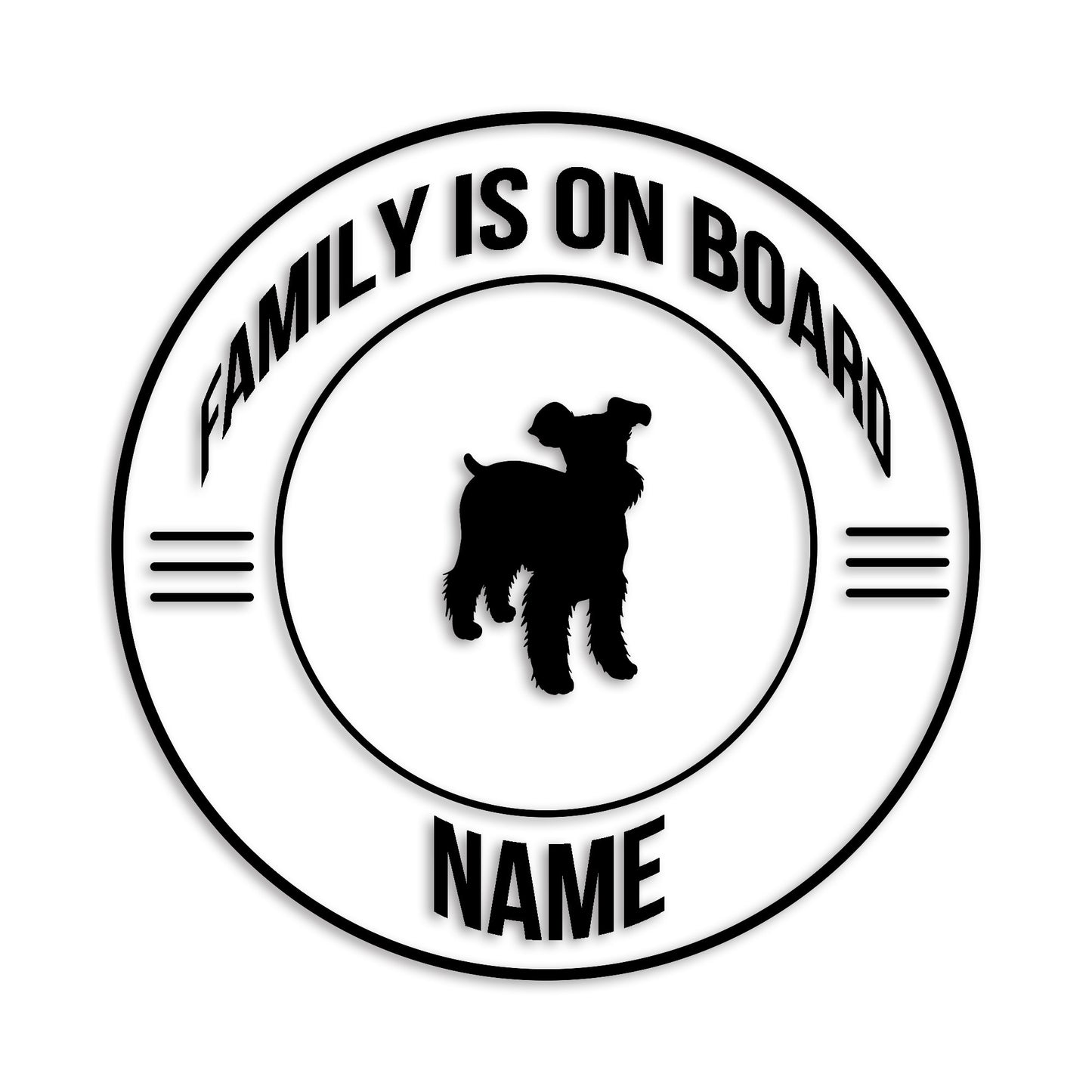 ミニチュアシュナウザー 文字入れ可能 ペット 犬 カッティング ステッカー (st-148-108)