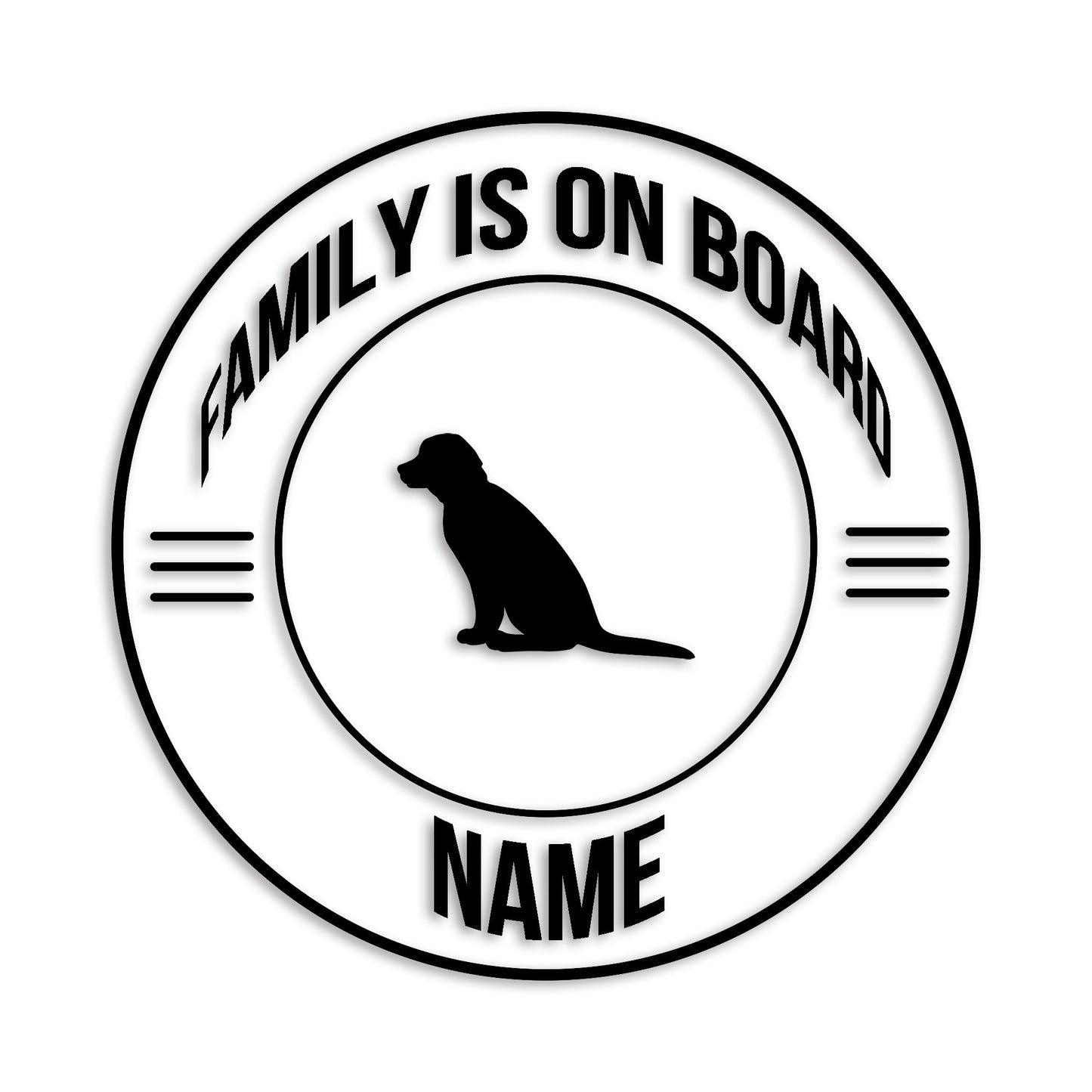 ラブラドールレトリバー 文字入れ可能 ペット 犬 カッティング ステッカー (st-148-115)