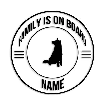 柴犬 文字入れ可能 ペット 犬 カッティング ステッカー (st-148-120)