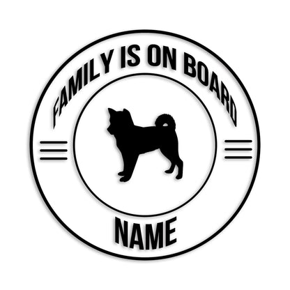 柴犬 文字入れ可能 ペット 犬 カッティング ステッカー (st-148-121)