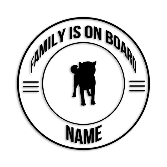 柴犬 文字入れ可能 ペット 犬 カッティング ステッカー (st-148-122)