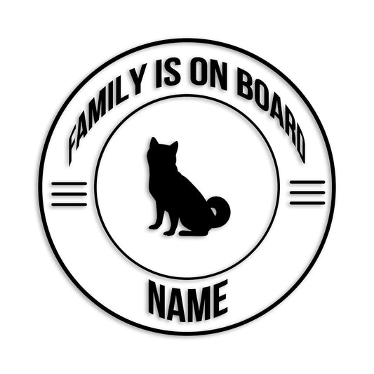 柴犬 文字入れ可能 ペット 犬 カッティング ステッカー (st-148-123)