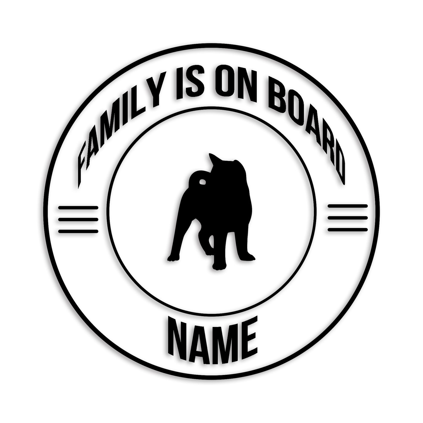 秋田犬 文字入れ可能 ペット 犬 カッティング ステッカー (st-148-126)