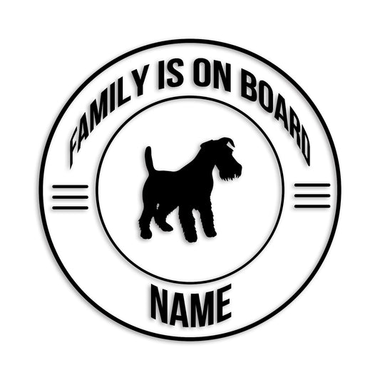 ウェルシュテリア 文字入れ可能 ペット 犬 カッティング ステッカー (st-148-13)