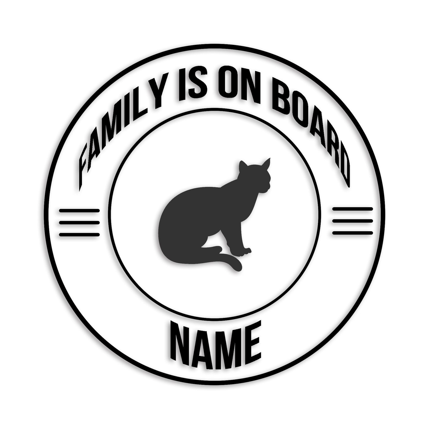 アビシニアン 文字入れ可能 ペット 猫 カッティング ステッカー (st-148-131)