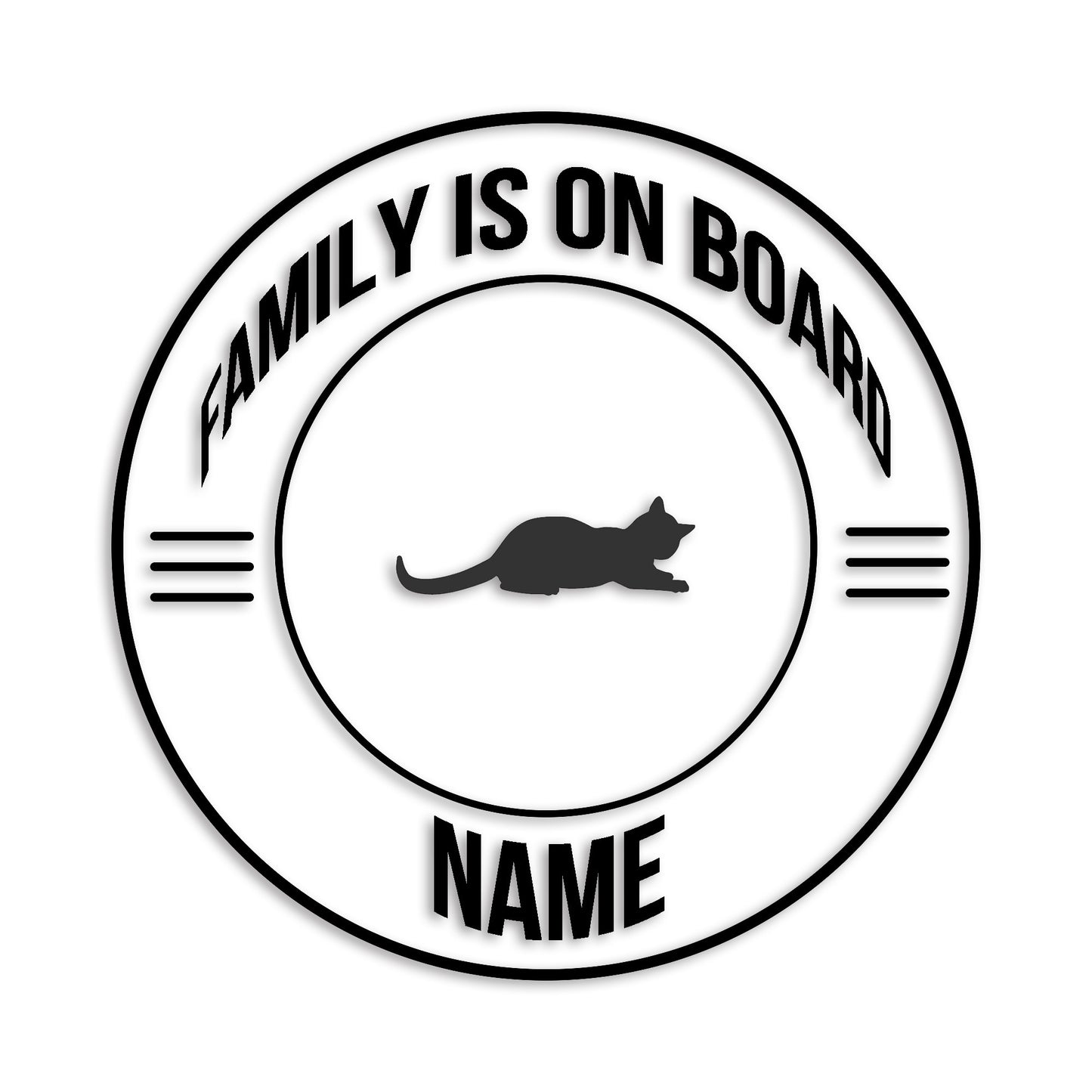 アビシニアン 文字入れ可能 ペット 猫 カッティング ステッカー (st-148-132)