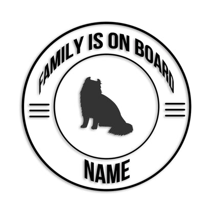 アメリカンカール 文字入れ可能 ペット 猫 カッティング ステッカー (st-148-133)