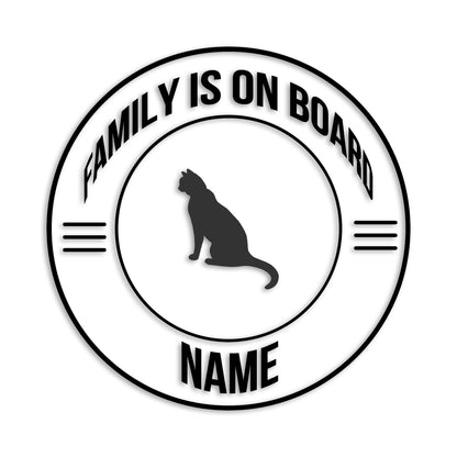 アメリカンショートヘアー 文字入れ可能 ペット 猫 カッティング ステッカー (st-148-136)