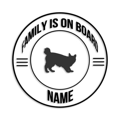 アメリカンボブテイル 文字入れ可能 ペット 猫 カッティング ステッカー (st-148-138)