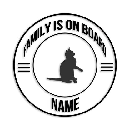 エジプシャンマウ 文字入れ可能 ペット 猫 カッティング ステッカー (st-148-141)