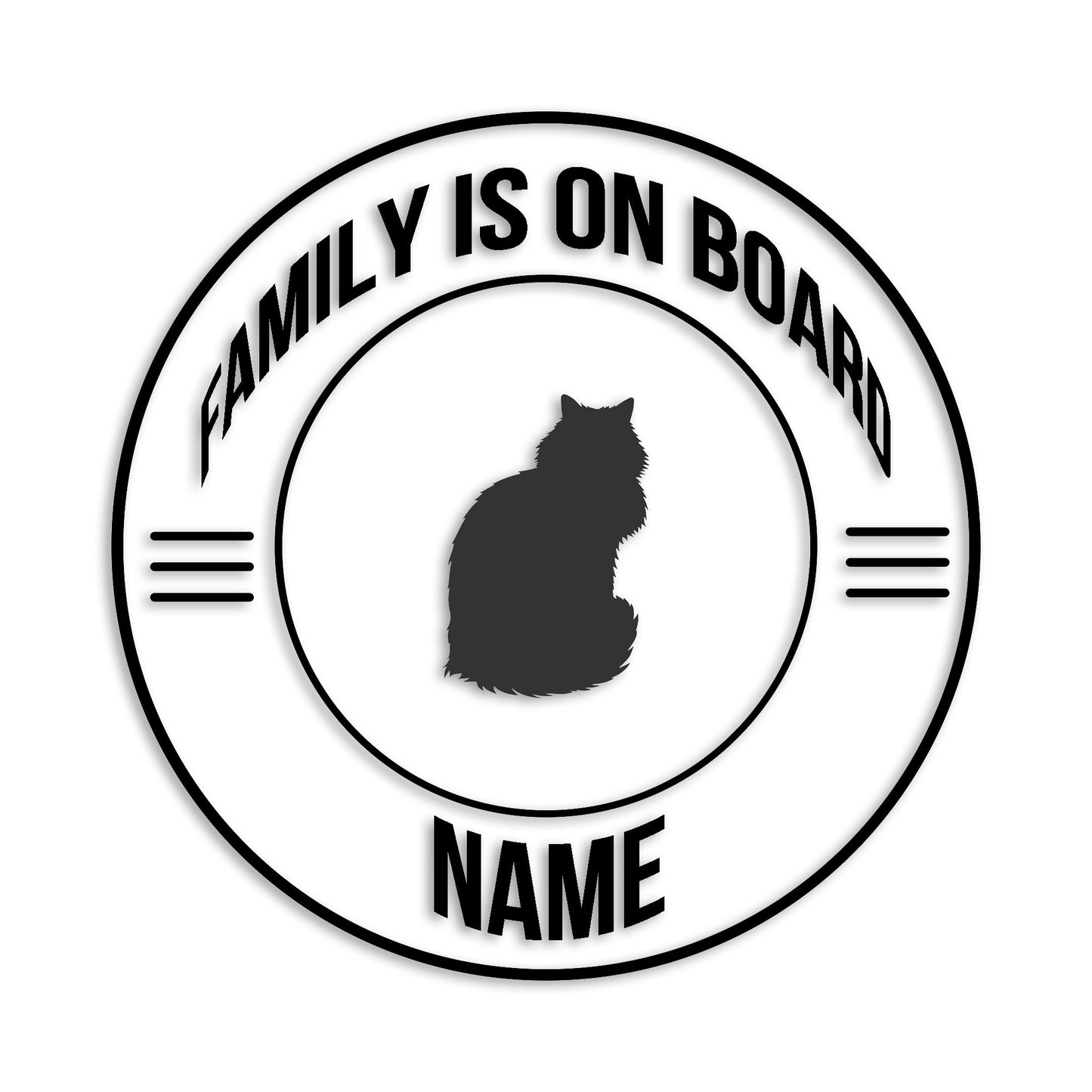 メインクーン 文字入れ可能 ペット 猫 カッティング ステッカー (st-148-173)