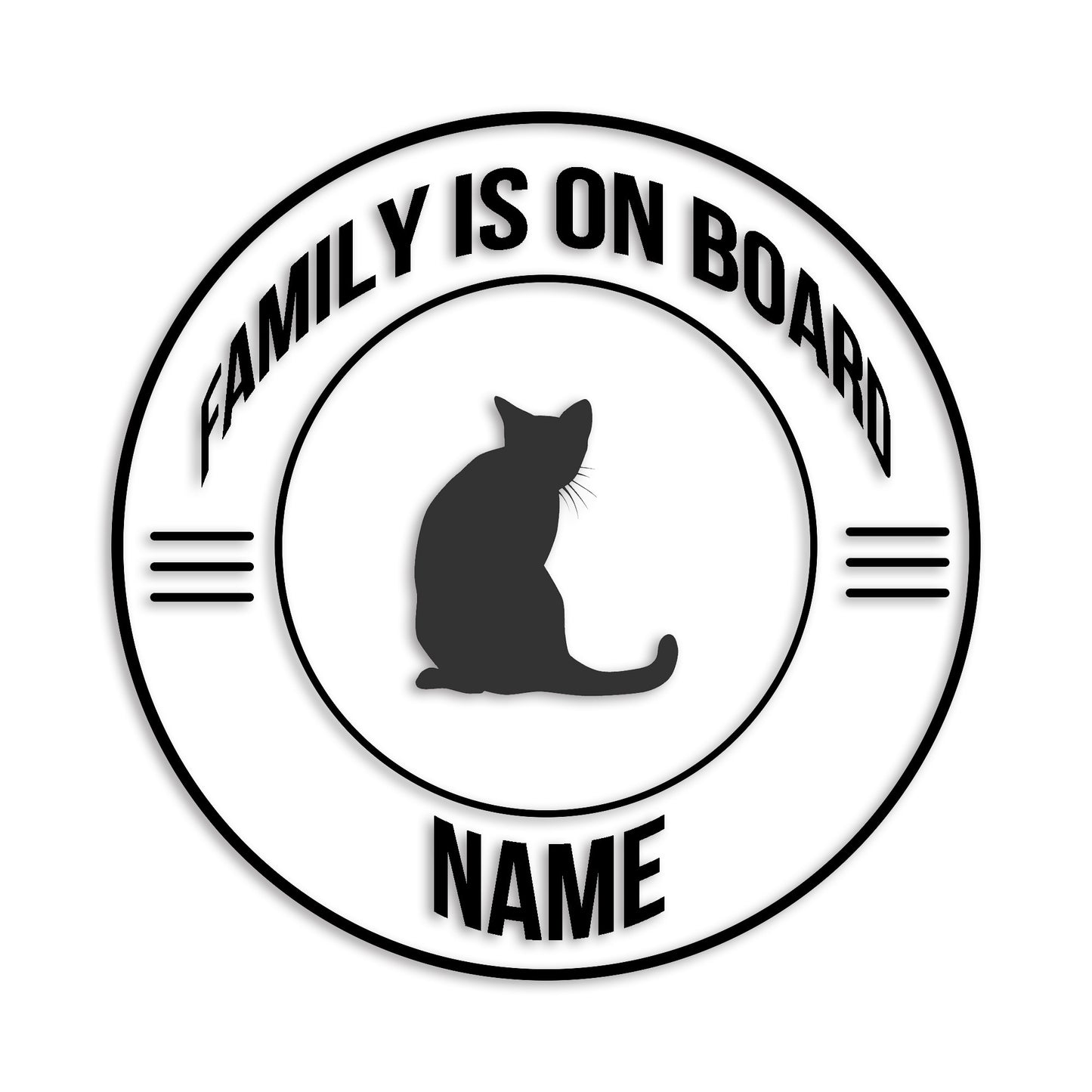 ロシアンブルー 文字入れ可能 ペット 猫 カッティング ステッカー (st-148-177)