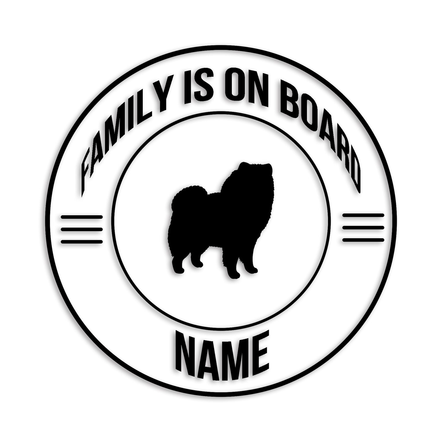 チャウチャウ 文字入れ可能 ペット 犬 カッティング ステッカー (st-148-50)