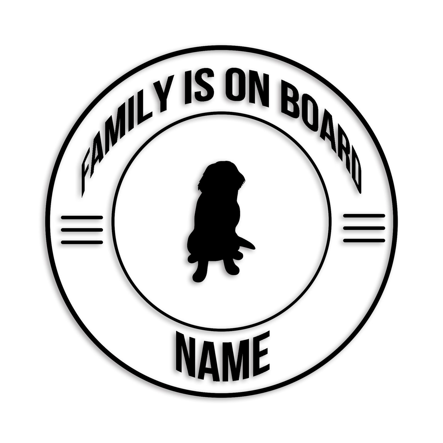 ニューファンドランド 文字入れ可能 ペット 犬 カッティング ステッカー (st-148-63)