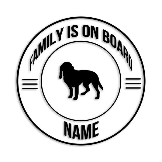 ビーグル 文字入れ可能 ペット 犬 カッティング ステッカー (st-148-76)