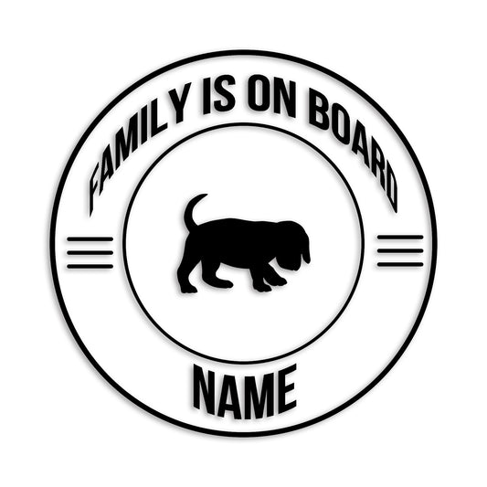 ビーグル 文字入れ可能 ペット 犬 カッティング ステッカー (st-148-79)