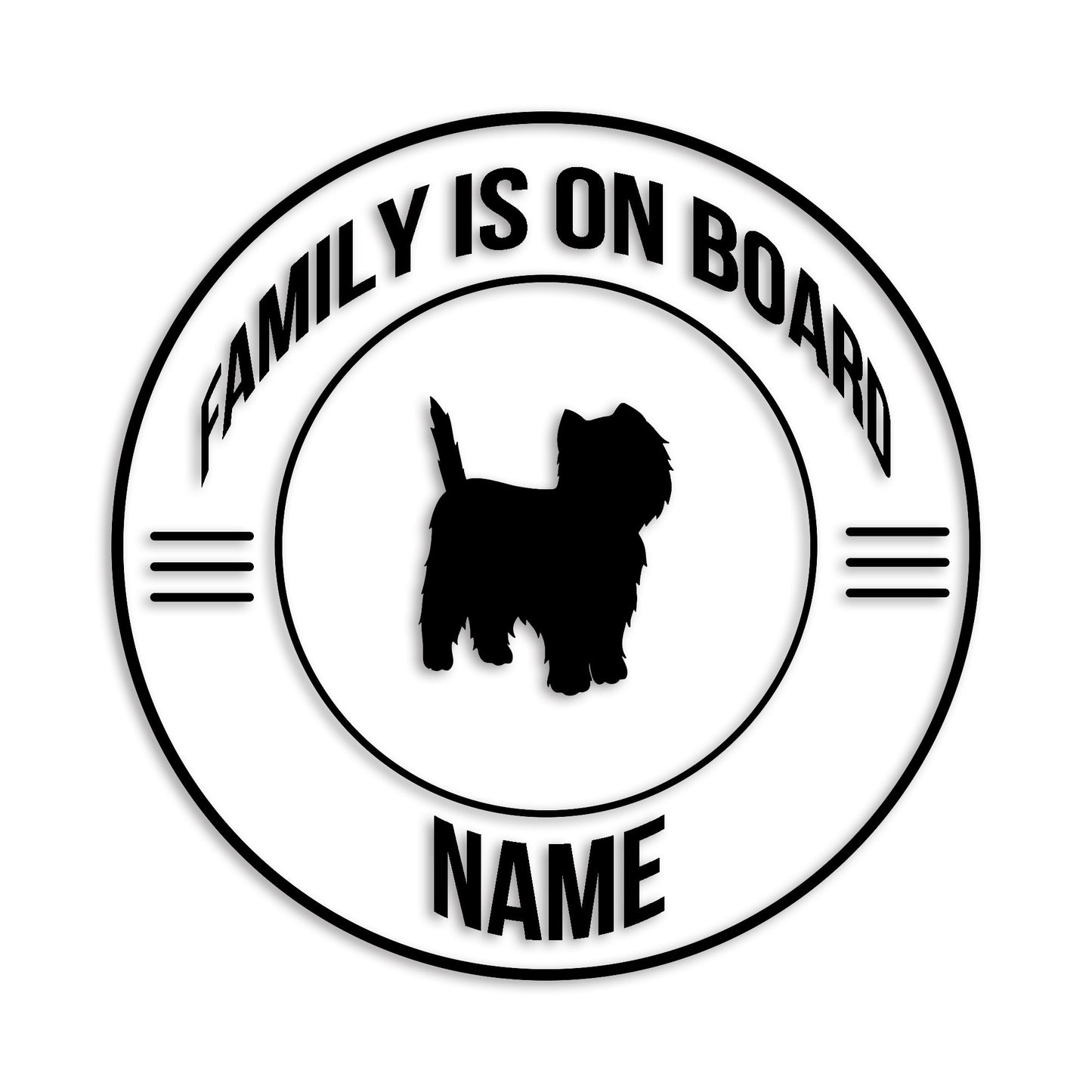 ウエストハイランドテリア 文字入れ可能 ペット 犬 カッティング ステッカー (st-148-9)