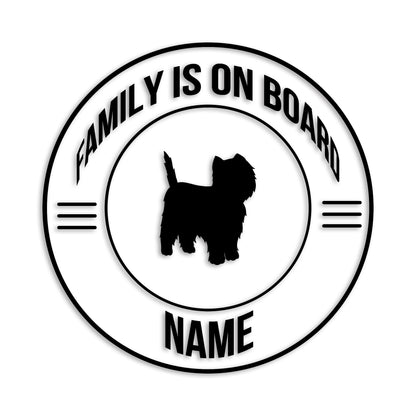 ウエストハイランドテリア 文字入れ可能 ペット 犬 カッティング ステッカー (st-148-9)