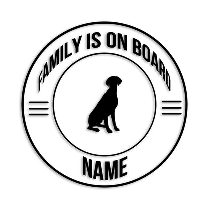 ポインター 文字入れ可能 ペット 犬 カッティング ステッカー (st-148-91)