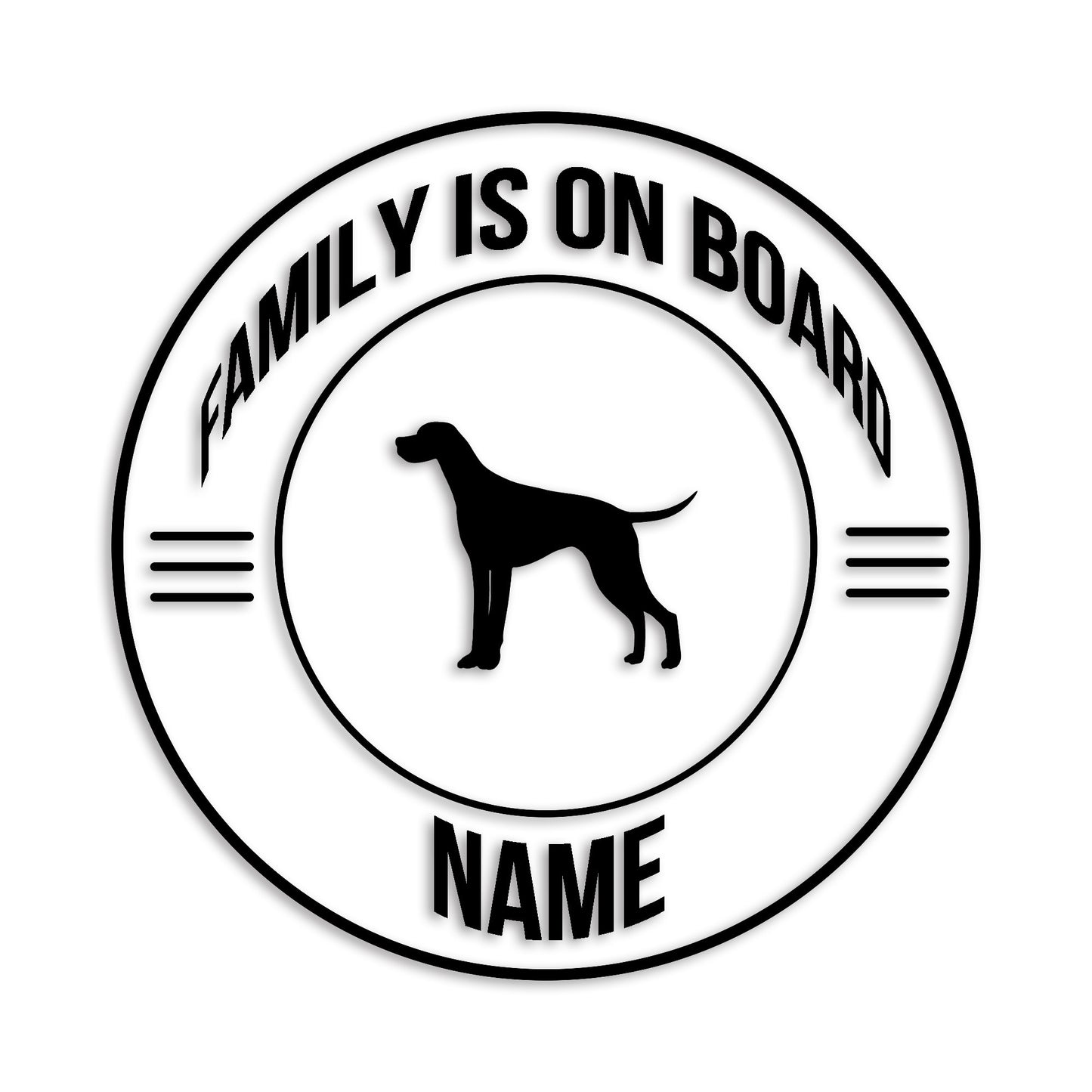 ポインター 文字入れ可能 ペット 犬 カッティング ステッカー (st-148-94)