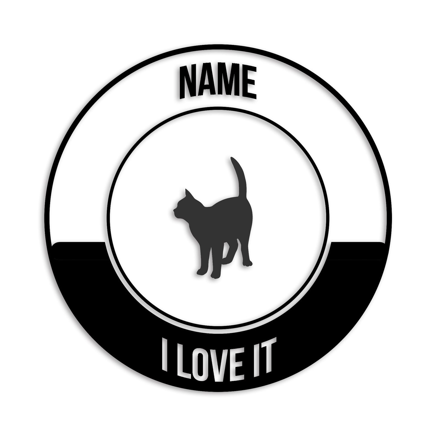 トンキニーズ 文字入れ可能 ペット 猫 カッティング ステッカー (st-149-161)