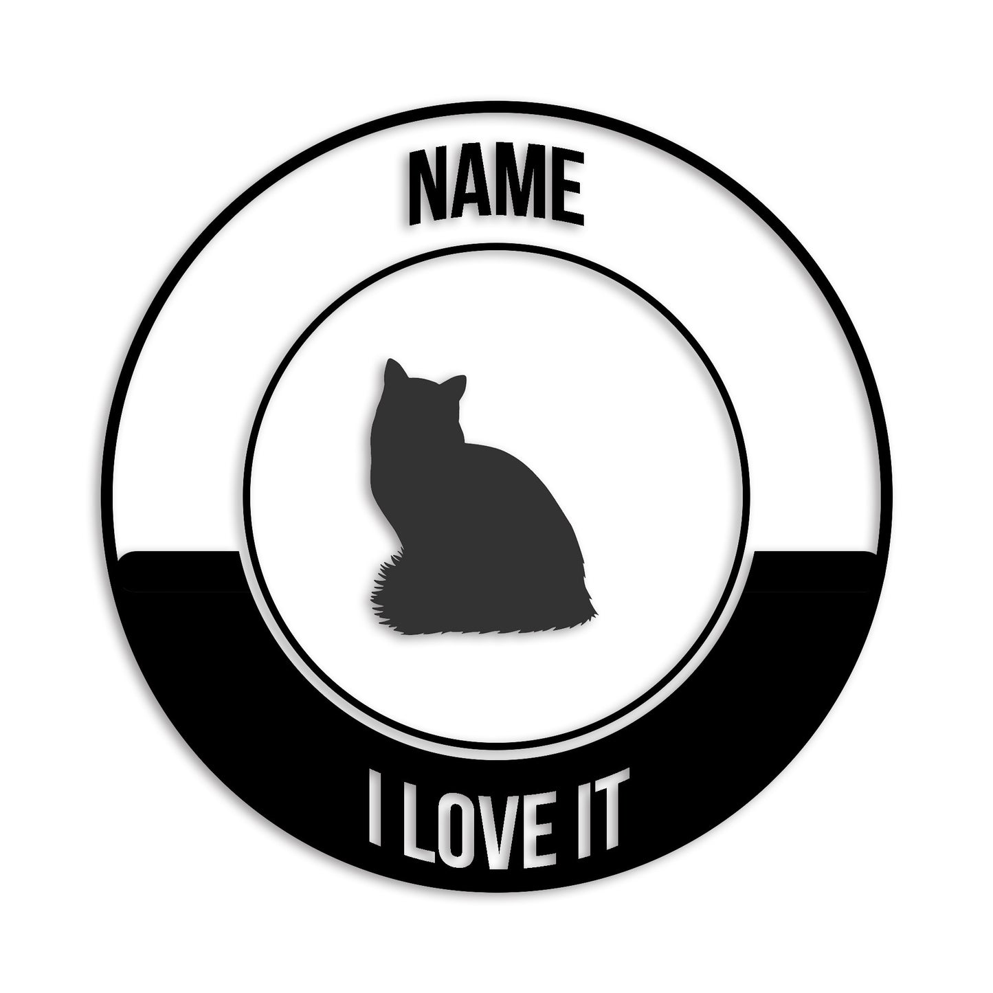 ラグドール 文字入れ可能 ペット 猫 カッティング ステッカー (st-149-175)