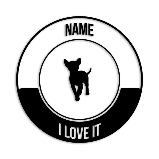 バセンジー 文字入れ可能 ペット 犬 カッティング ステッカー (st-149-71)